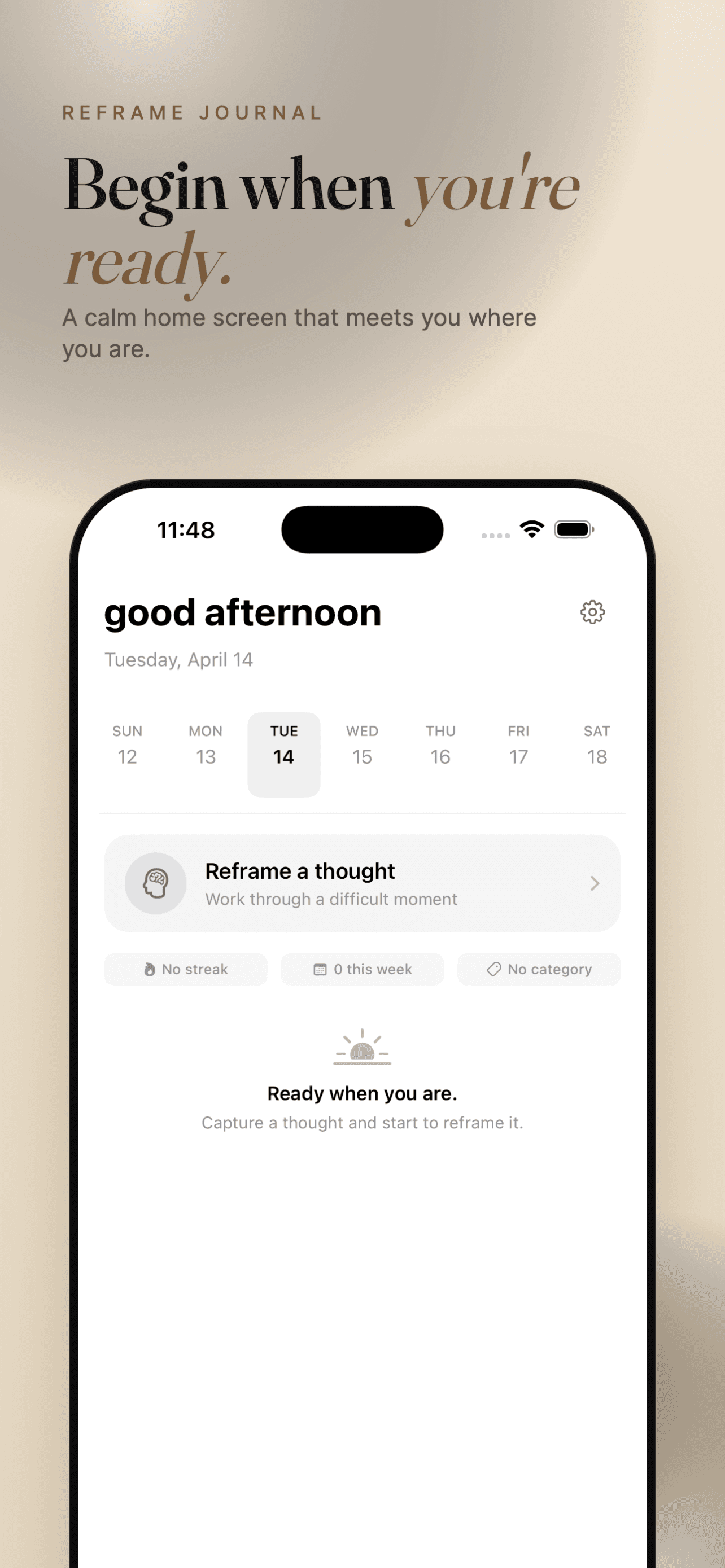 Reframe onboarding